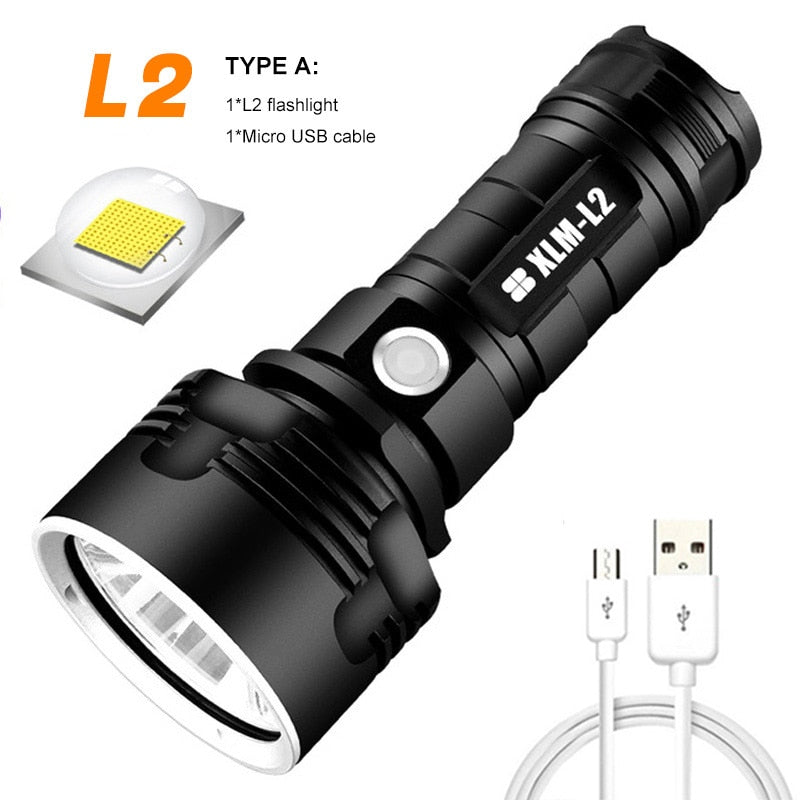 Super LED flashlight