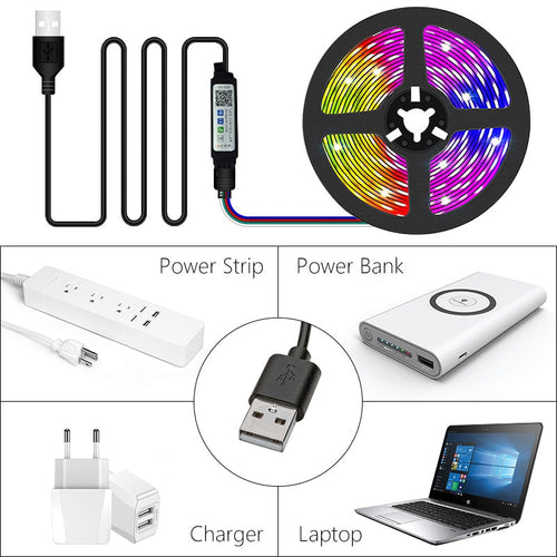 Bluetooth RGB LED Strap