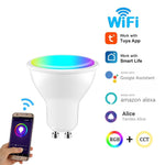 Tuya Zigbee Smart WiFi Gu10 LED Lights Bulb