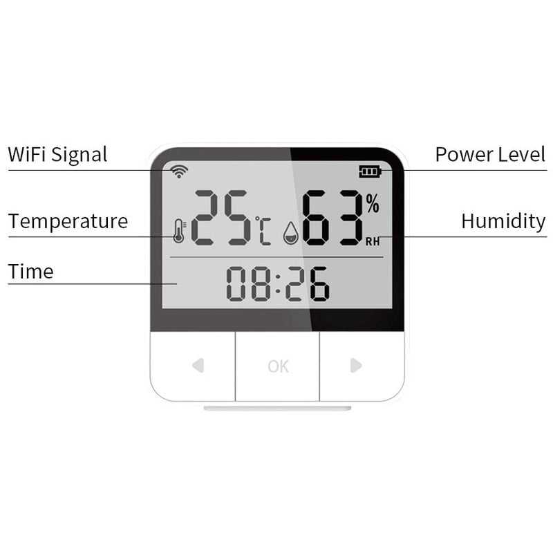 Tuya WiFi ZigBee Smart Temperature Humidity Sensor