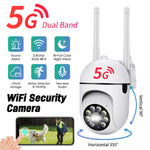 Smart 5MP PTZ Wifi Outdoor Security Camera