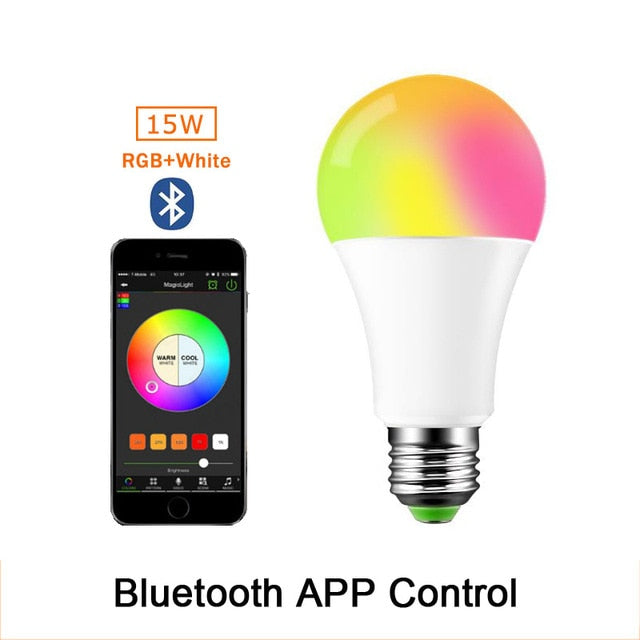 Smart LED RGBW Light bulb E27