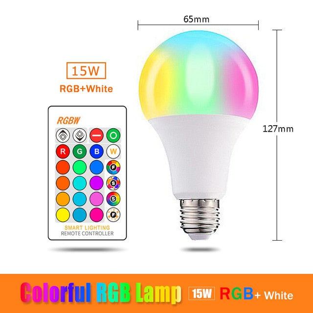 Smart LED RGBW Light bulb E27